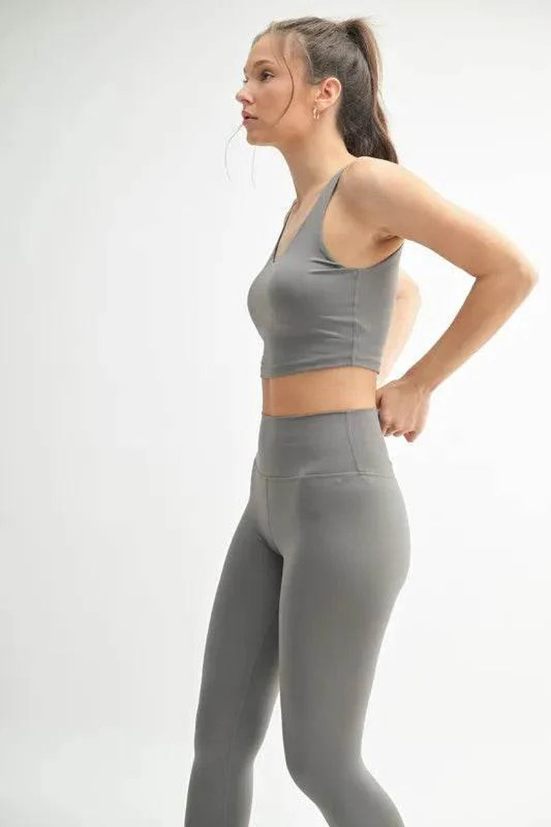 MONO B Venice Cloud Light U-Back Active Tank