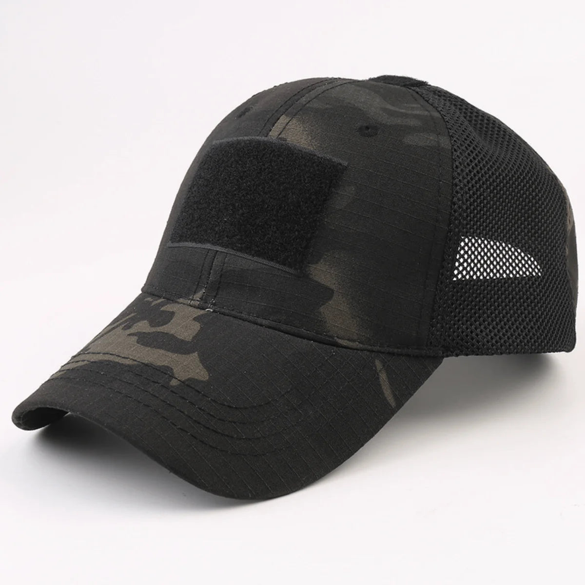 Jupitergear Military-Style Tactical Patch Hat with Adjustable Strap | Breathable & Unisex