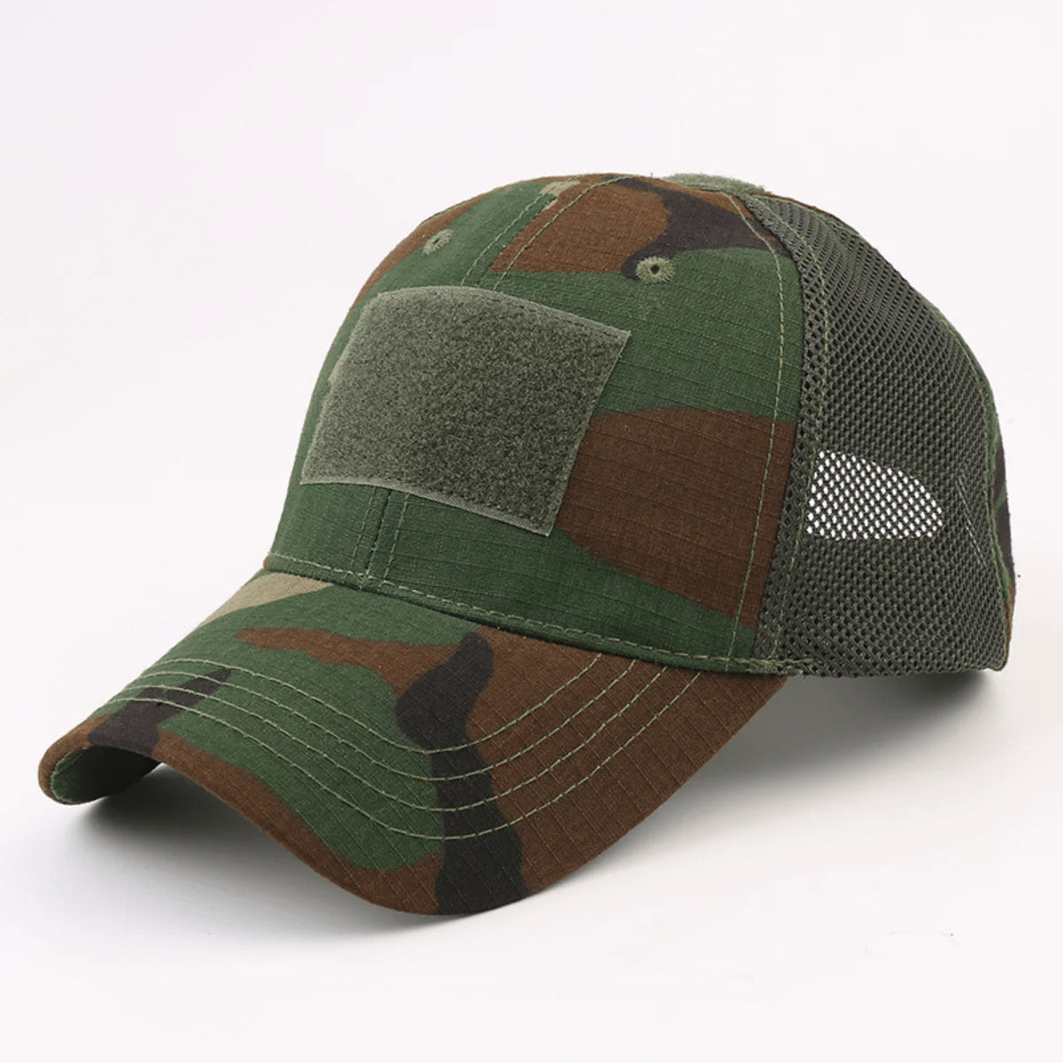 Jupitergear Military-Style Tactical Patch Hat with Adjustable Strap | Breathable & Unisex