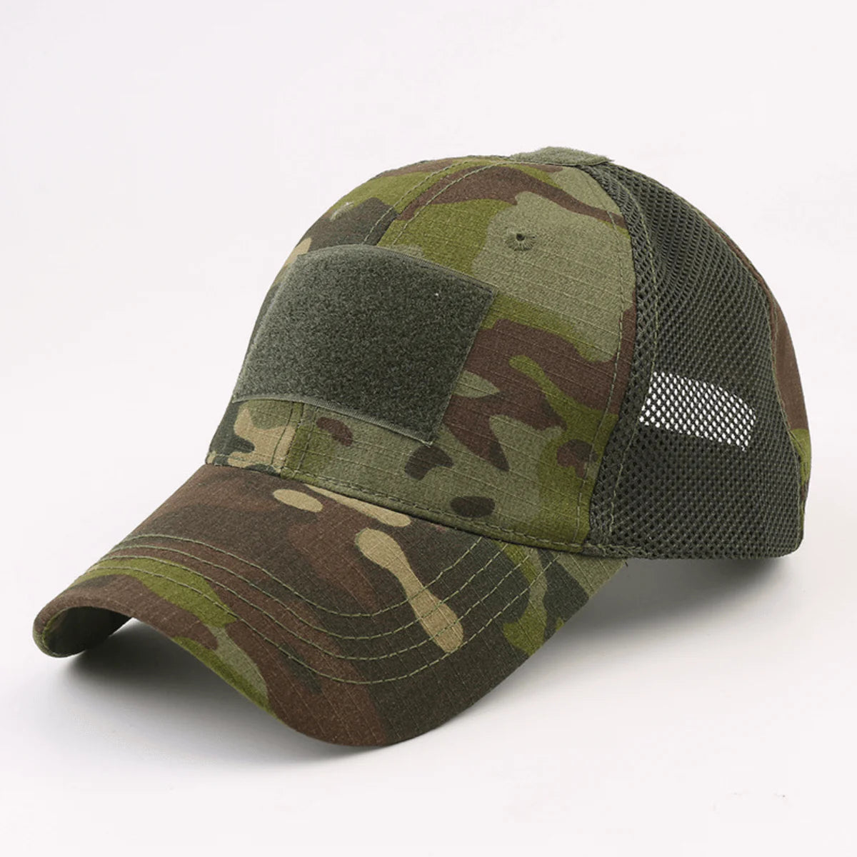 Jupitergear Military-Style Tactical Patch Hat with Adjustable Strap | Breathable & Unisex