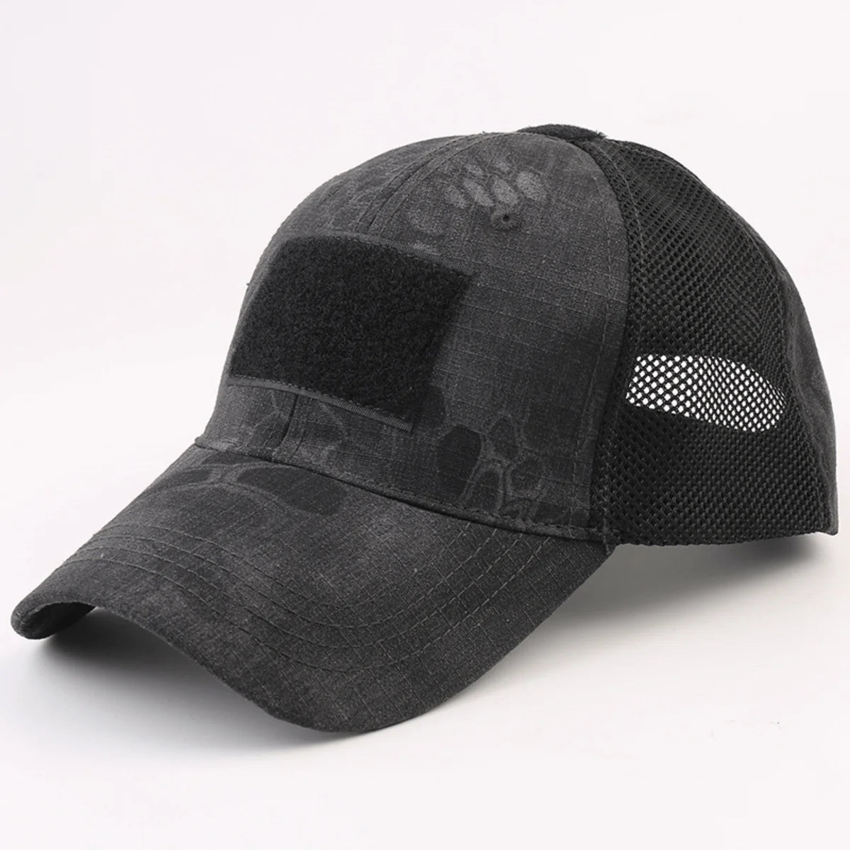 Jupitergear Military-Style Tactical Patch Hat with Adjustable Strap | Breathable & Unisex