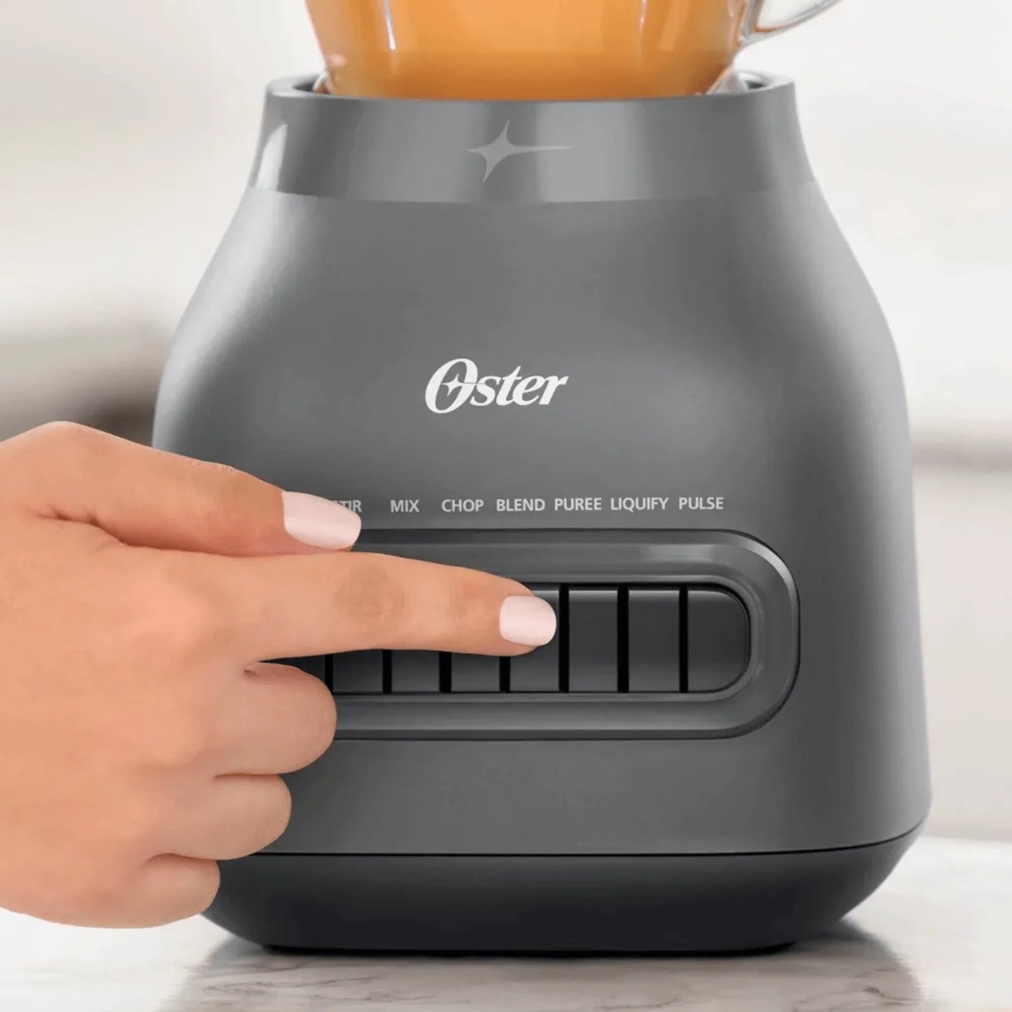 Oster 8-Speed Glass Jar Blender with 20Oz Blend-N-Go Cup